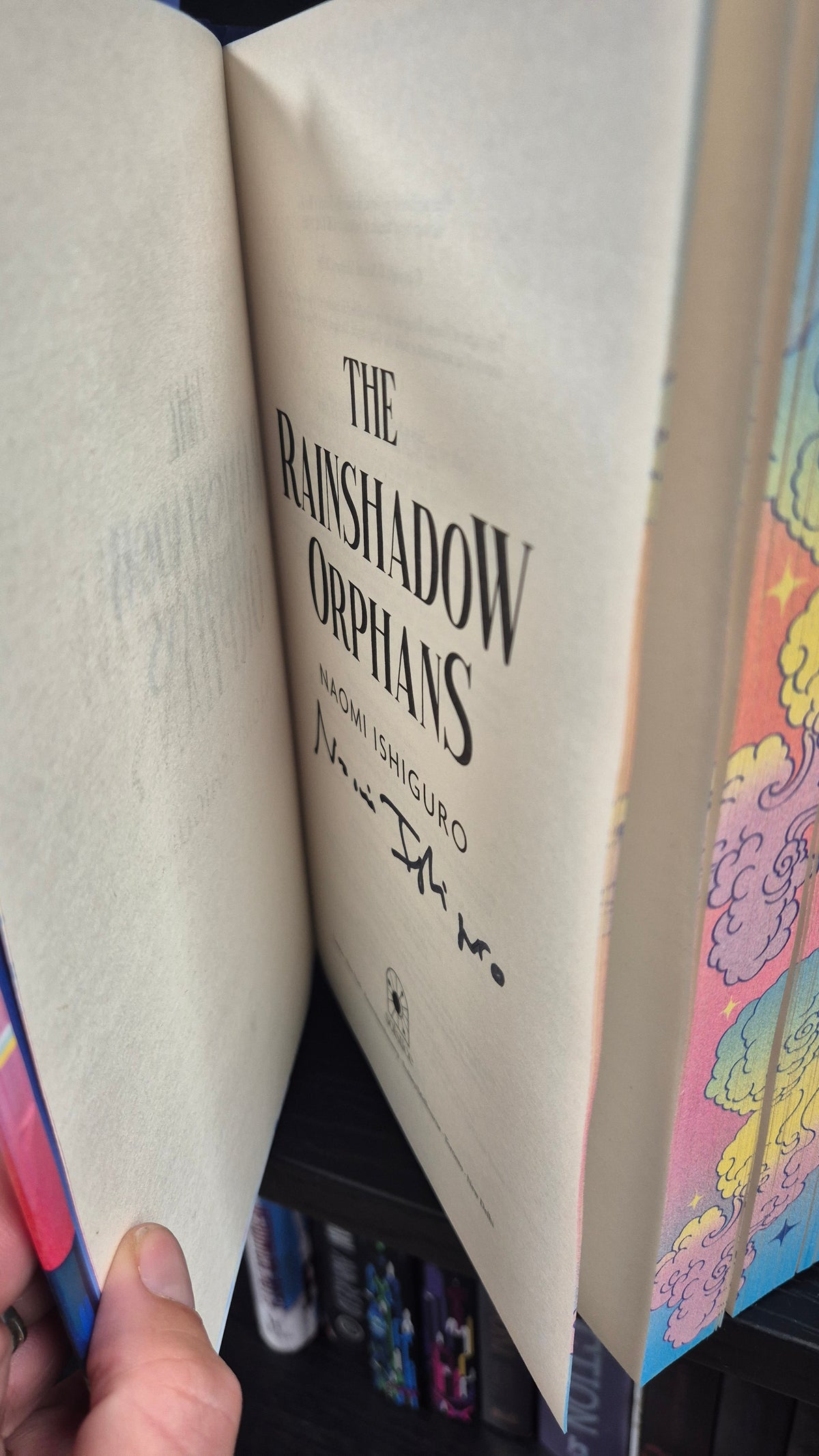 The Rainshadow Orphans by Naomi Ishiguro | Signed Hardback | Sprayed Edges