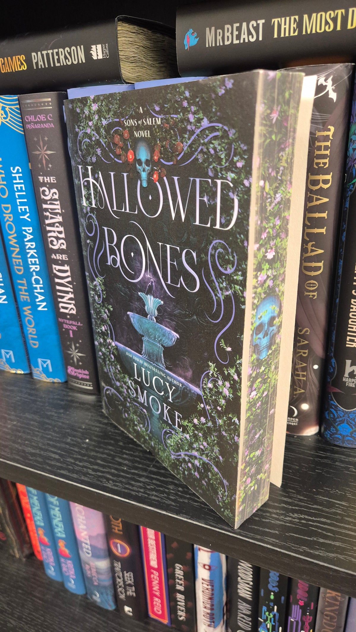 Hallowed Bones – Lucy Smoke | US Luxe Edition Paperback | Illustrated Skull & Floral Edges | Brand New