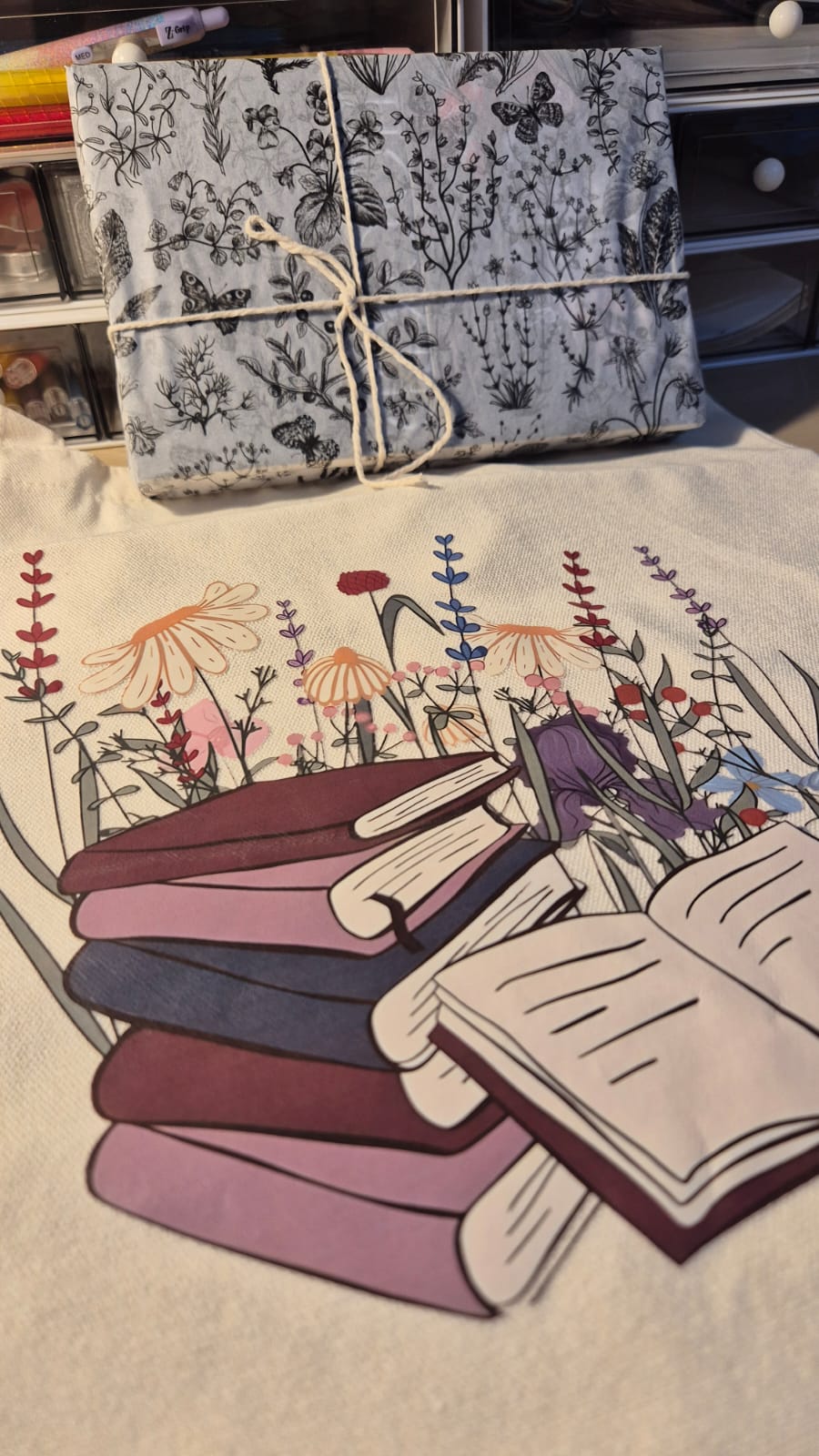 Bookish Tote Bag & Blind Date with a Book - Purple Theme