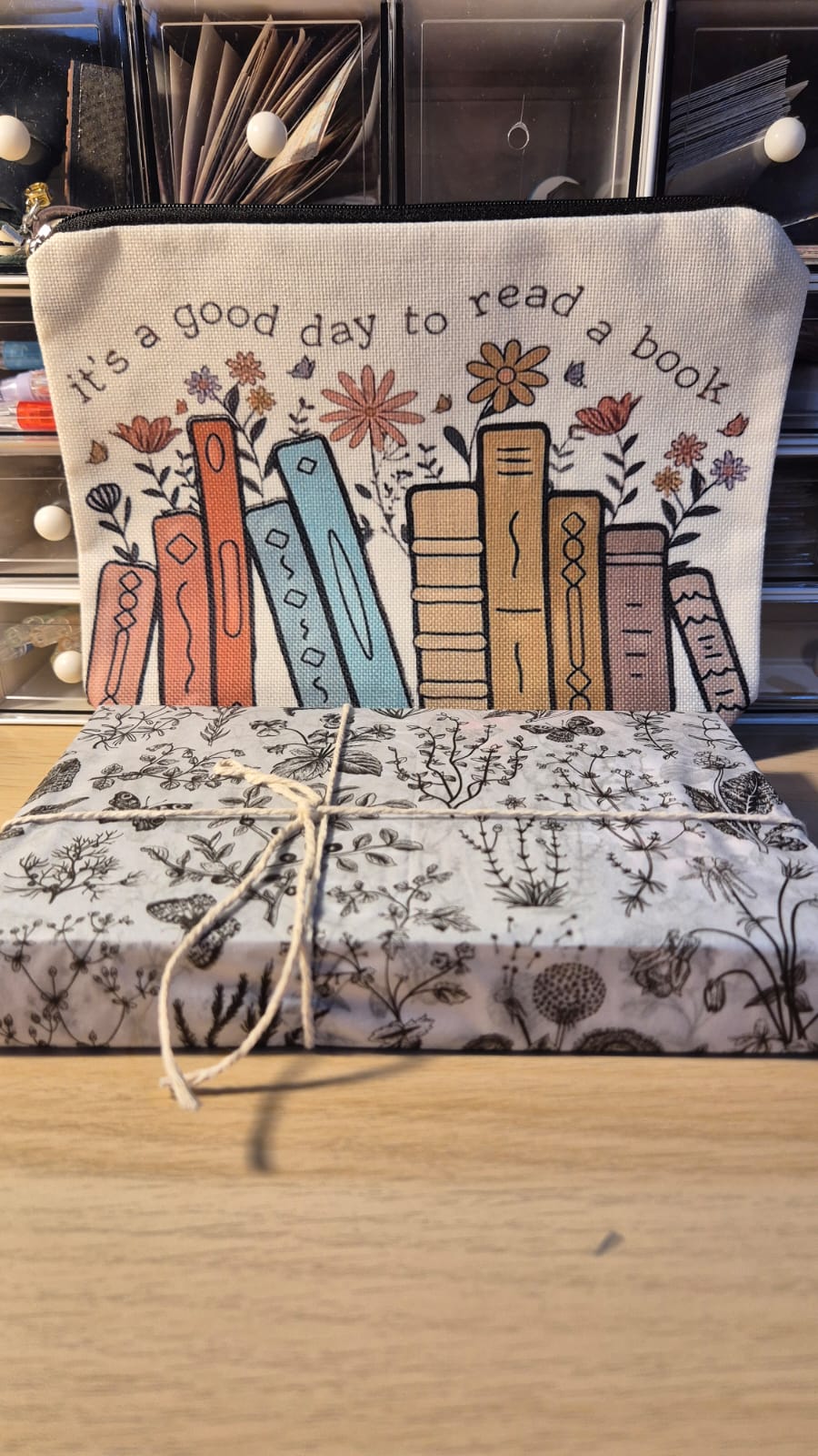 Bookish Pencil Pouch & Blind Date with a Book - It's A Good Day To Read A Book 2