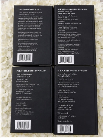 Dorian De LaRue β The Whispers of a Lie: The Audible Limited Edition Hardback Collection | Complete Books 1β4 Set