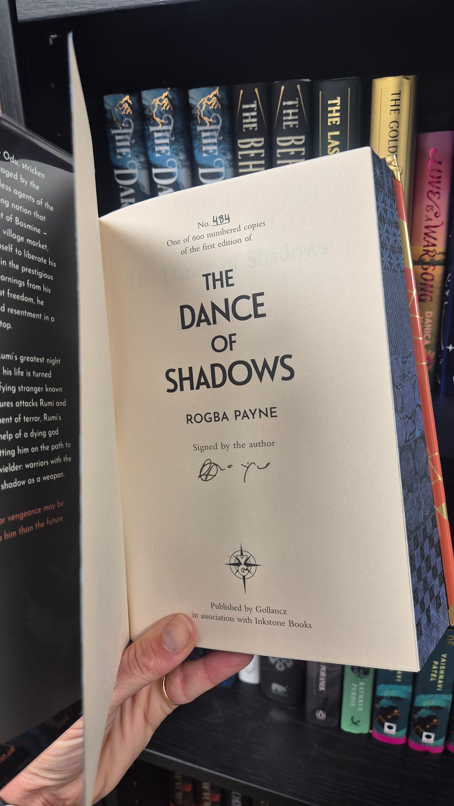 The Dance of Shadows - Rogba Payne - Sigbed First Edition