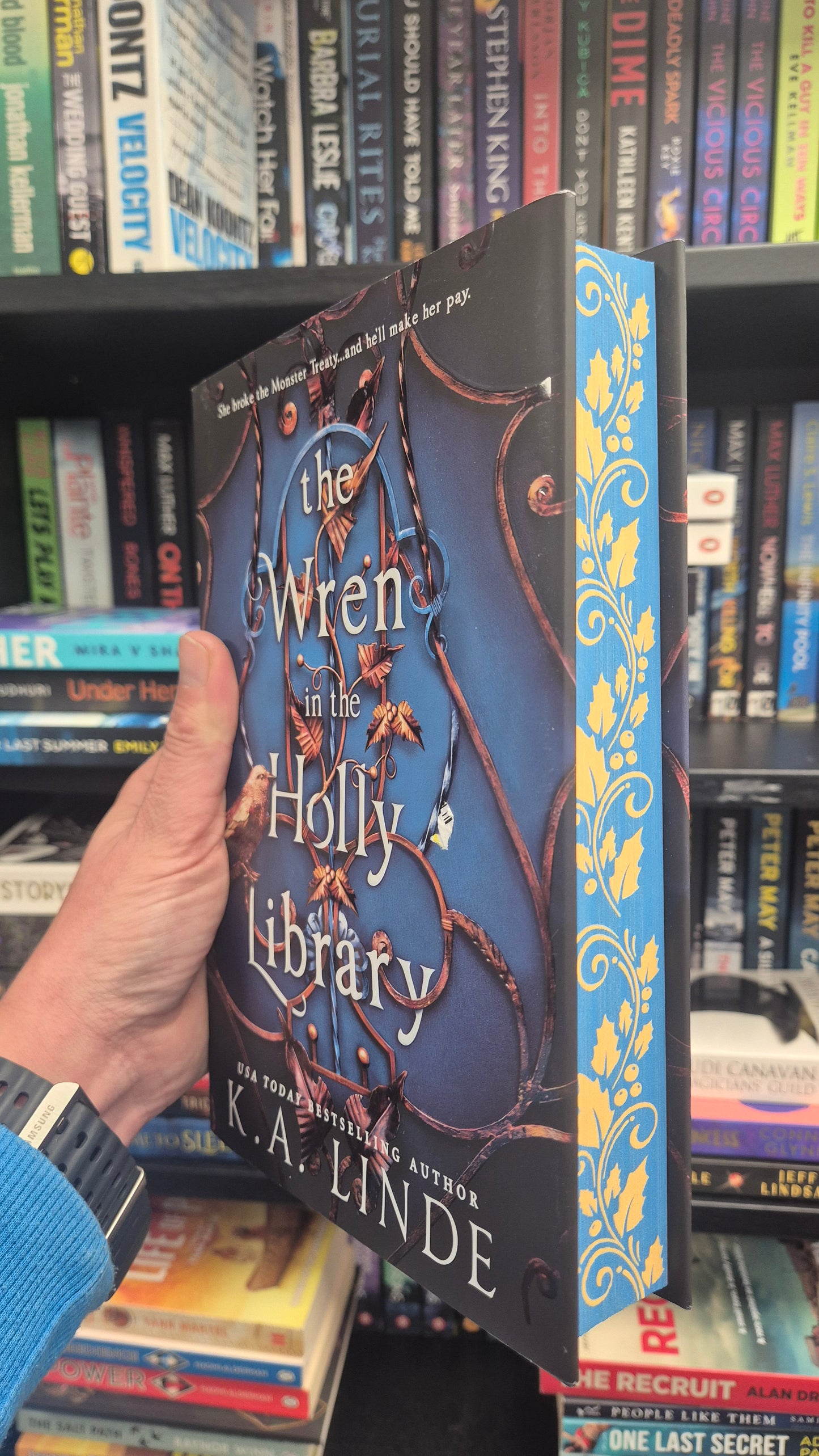 The Wren in the Holly Library - K.A Linde