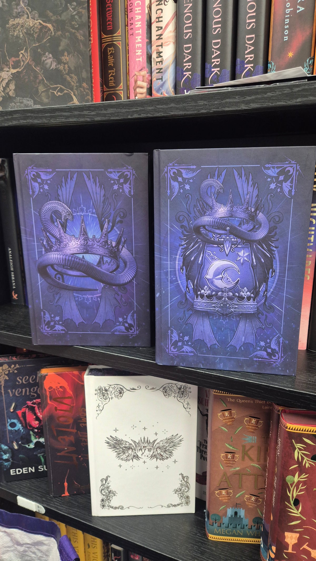 The Serpent & the Wings of Night + The Ashes & the Star-Cursed King by Carissa Broadbent | Special Edition Hardback Duet | Stencilled Edges