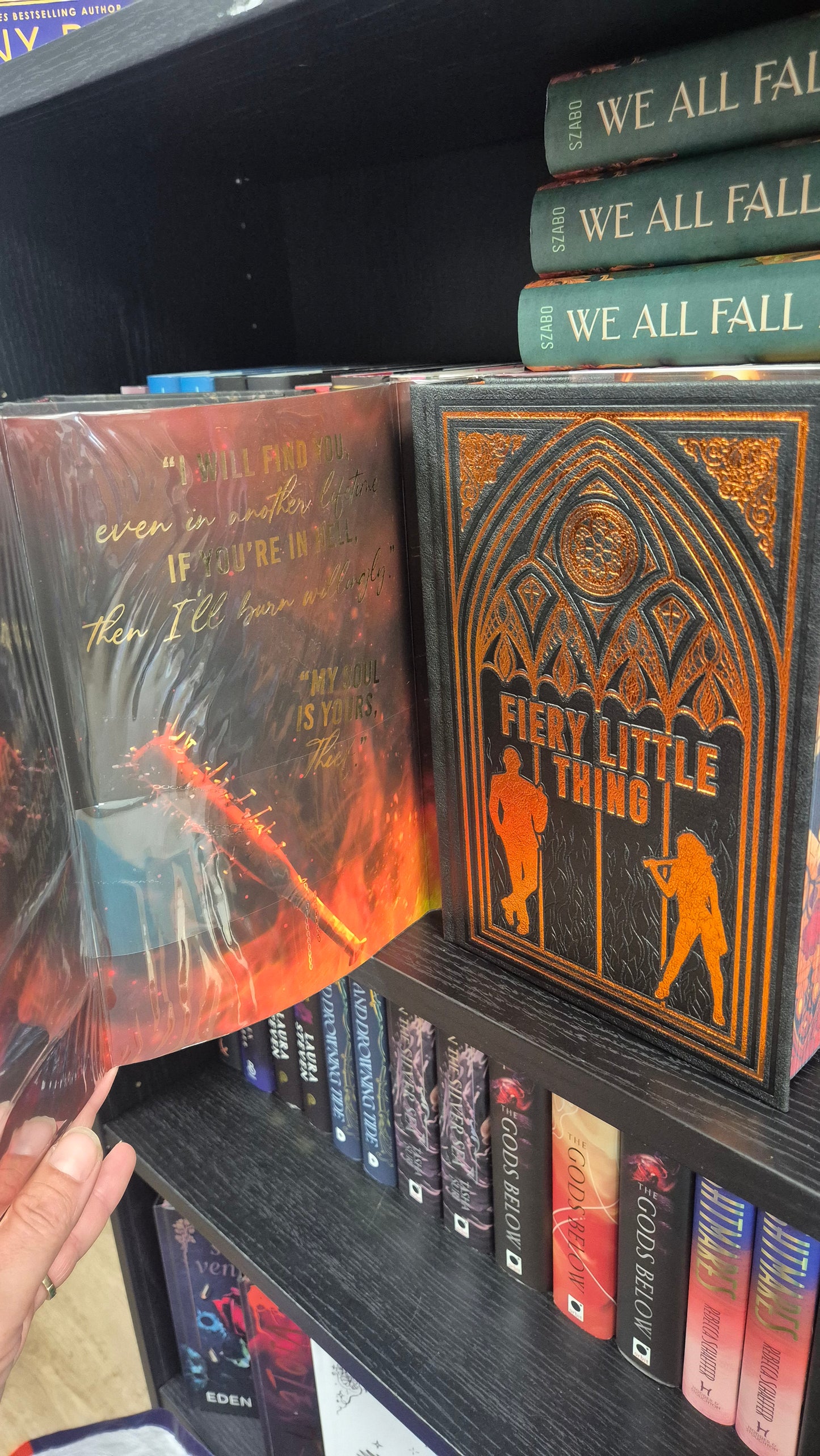 Fiery Little Thing by Avina St. Graves | Special Edition Hardback | Sprayed Edges & Illustrated Pages