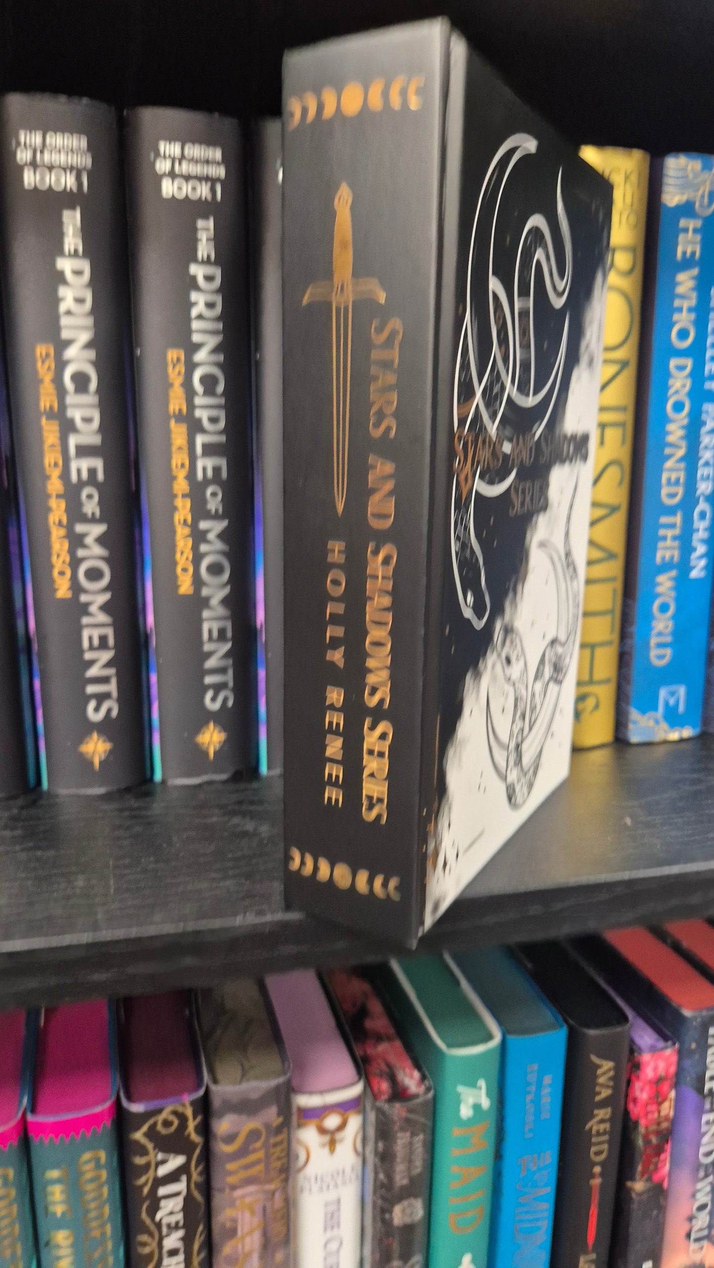 Holly Renee – Stars and Shadows Series Omnibus | Signed Exclusive Hardback | Black Pages | Sprayed Edges