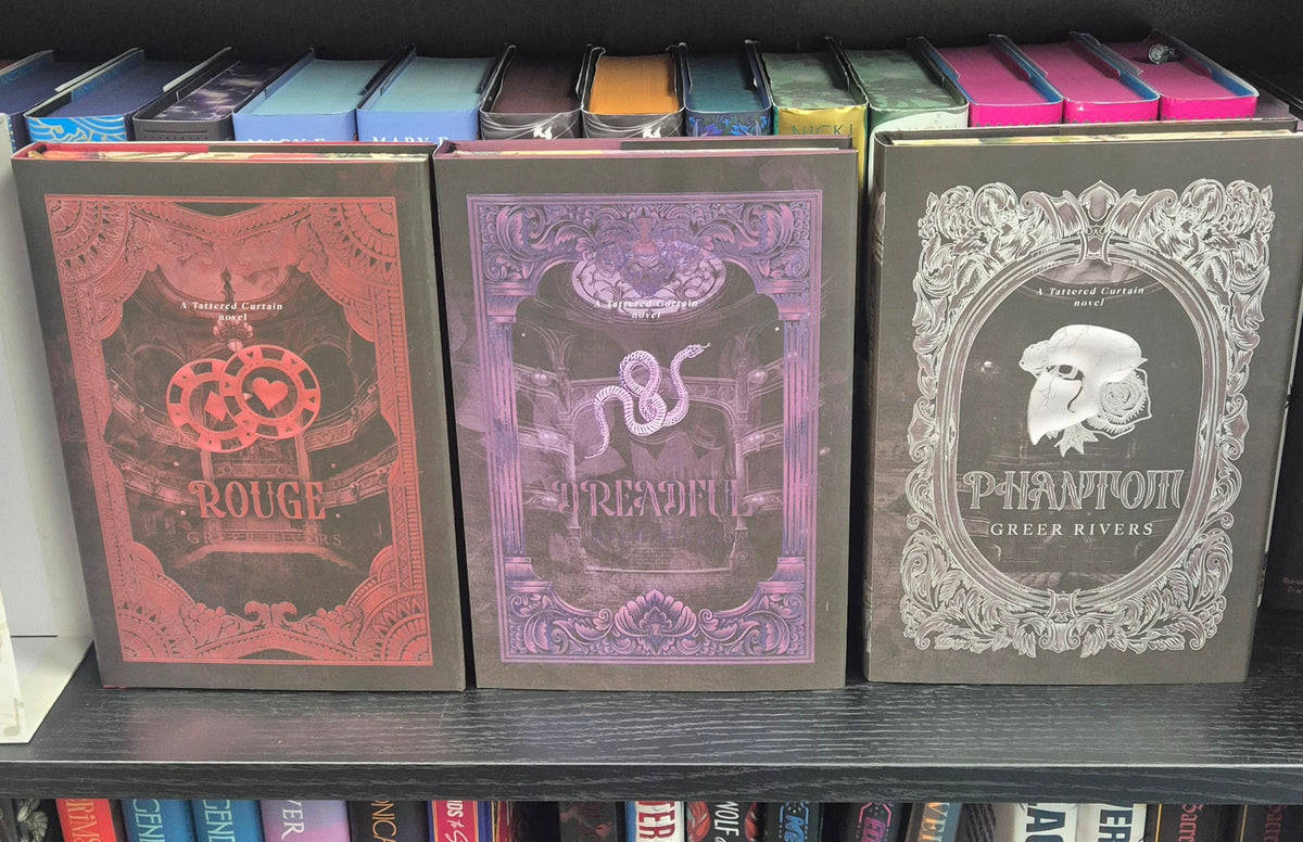 The Tattered Curtain Trilogy by Greer Rivers | Hand-Signed Special Edition Hardback Box Set | Rouge, Dreadful & Phantom