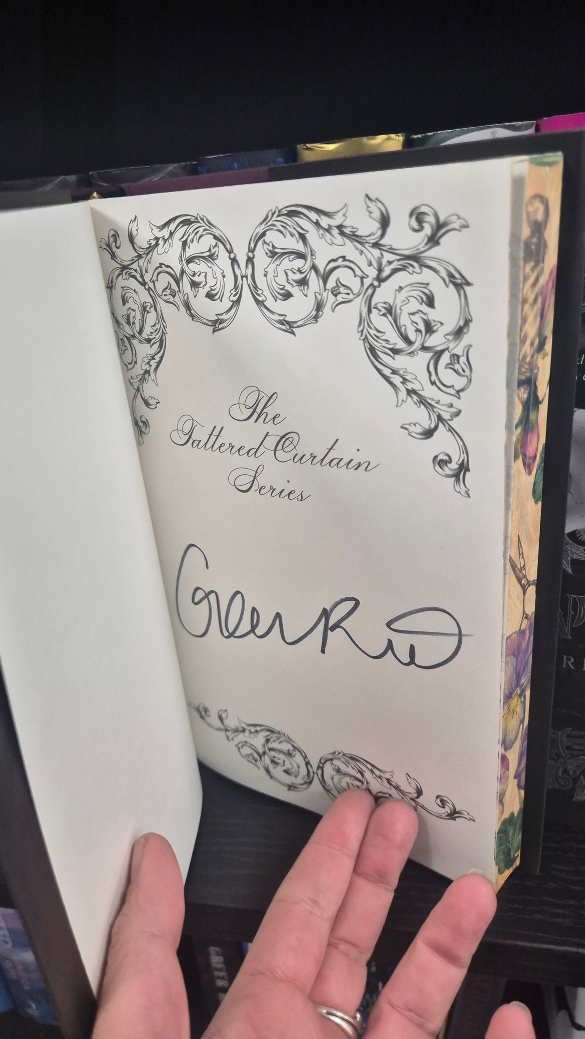 The Tattered Curtain Trilogy by Greer Rivers | Hand-Signed Special Edition Hardback Box Set | Rouge, Dreadful & Phantom