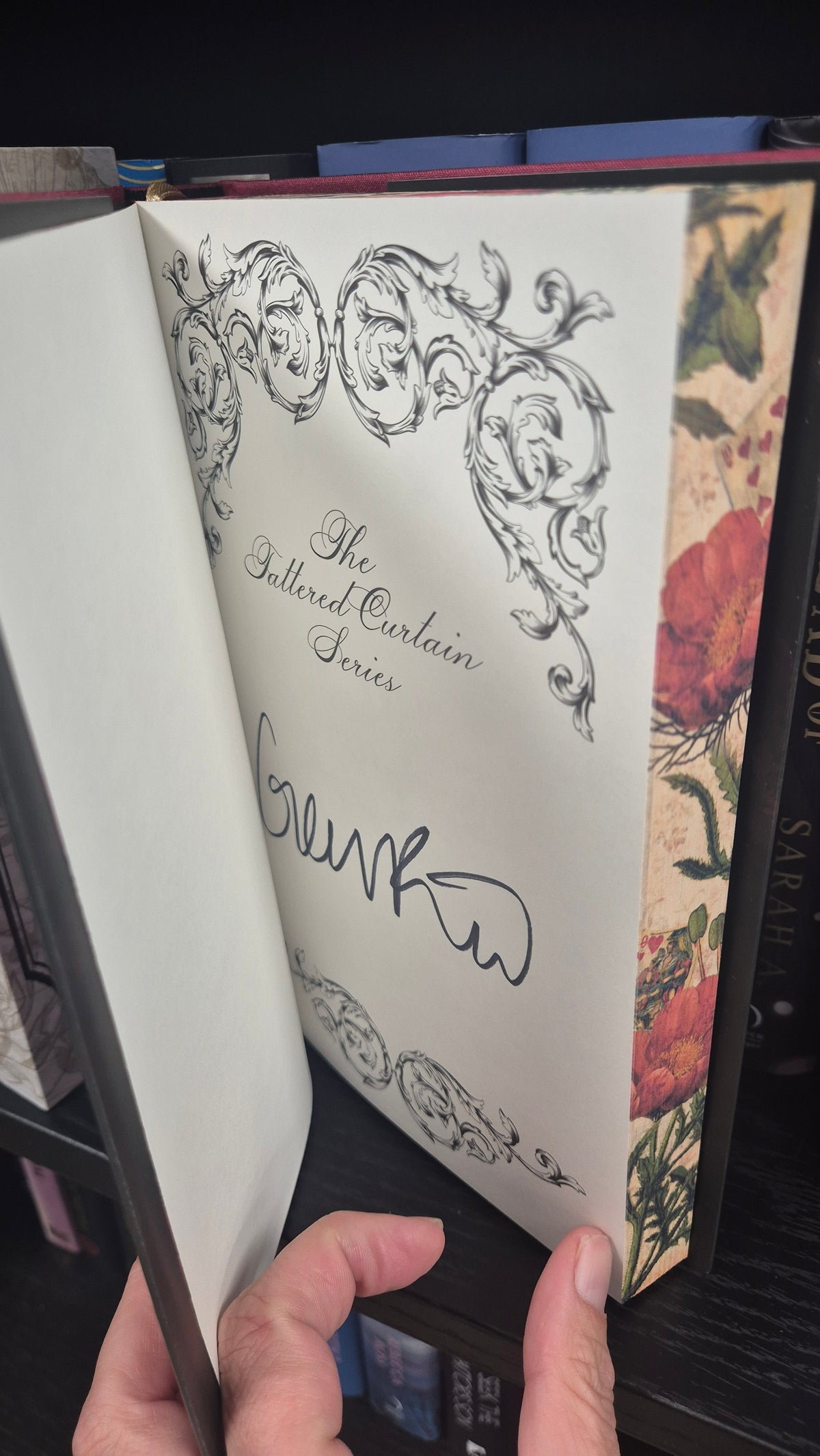 The Tattered Curtain Trilogy by Greer Rivers | Hand-Signed Special Edition Hardback Box Set | Rouge, Dreadful & Phantom
