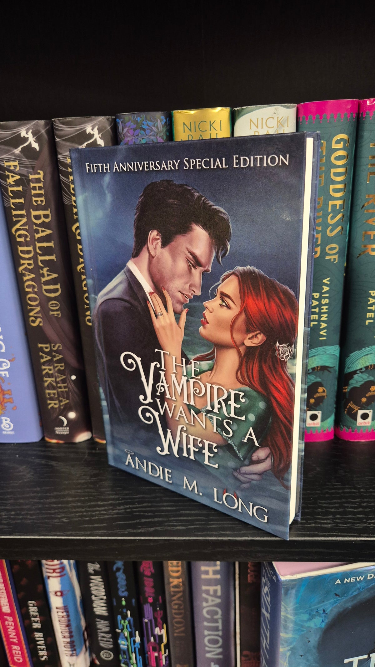 The Vampire Wants a Wife by Andie M. Long | Signed Fifth Anniversary Special Edition Hardback