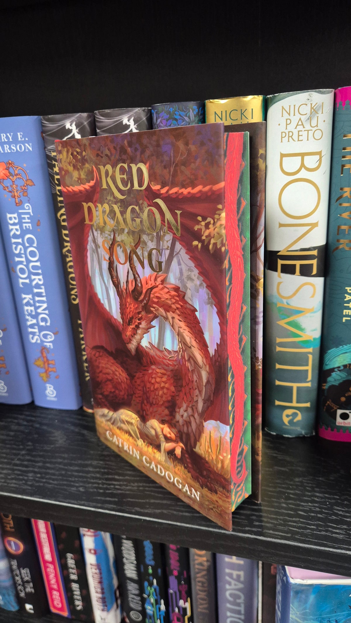 Red Dragon Song by Carin Cadogan | Illustrated Edges Special Edition Fantasy Hardback