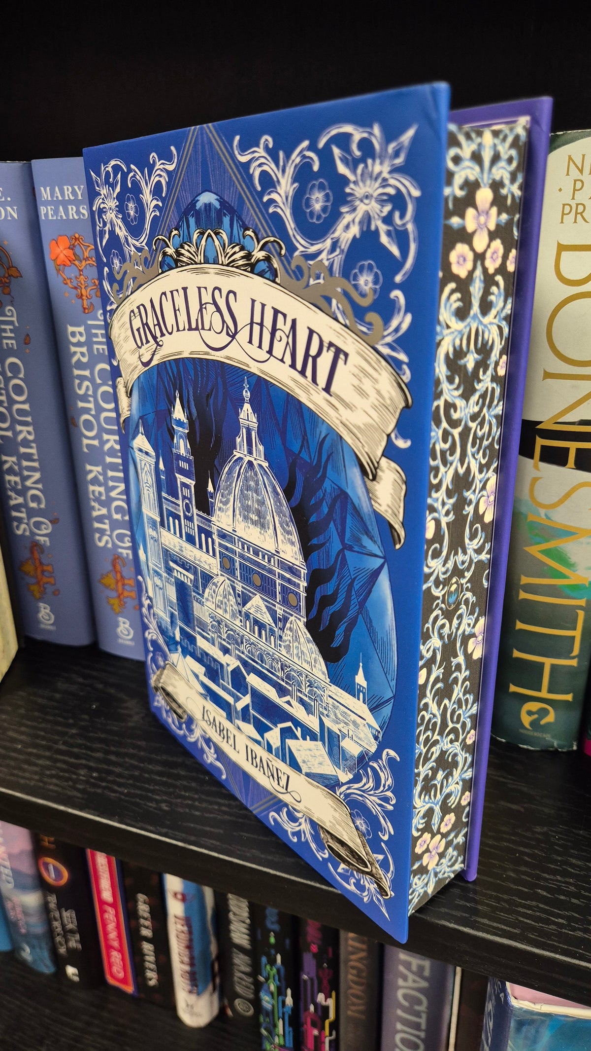 Graceless Heart – Isabel Ibañez | OwlCrate Exclusive First Edition | Digitally Signed | Illustrated Edges