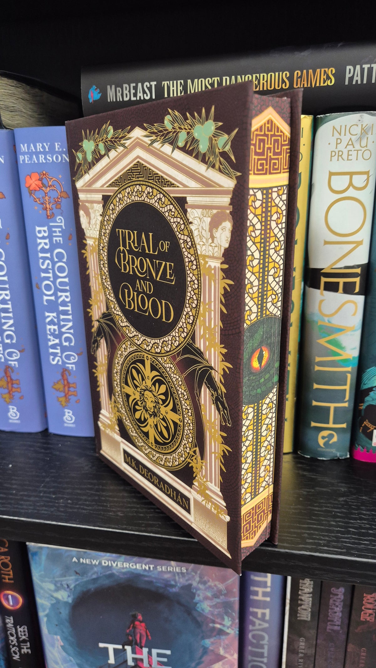 Trial of Bronze and Blood – M. K. Deoradhán | Everheart Books Exclusive Edition | Hand Signature & Sprayed Edges