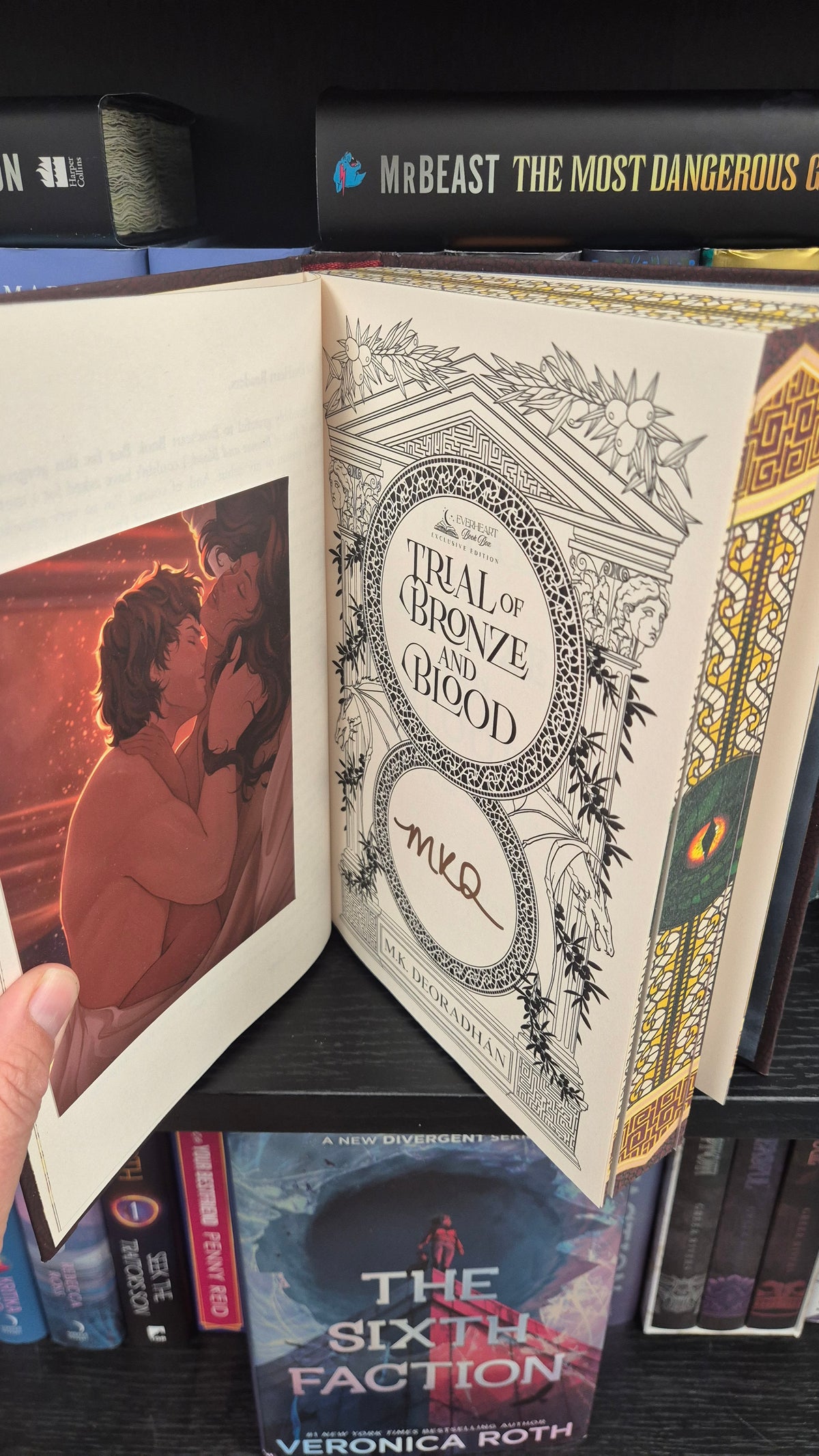 Trial of Bronze and Blood – M. K. Deoradhán | Everheart Books Exclusive Edition | Hand Signature & Sprayed Edges