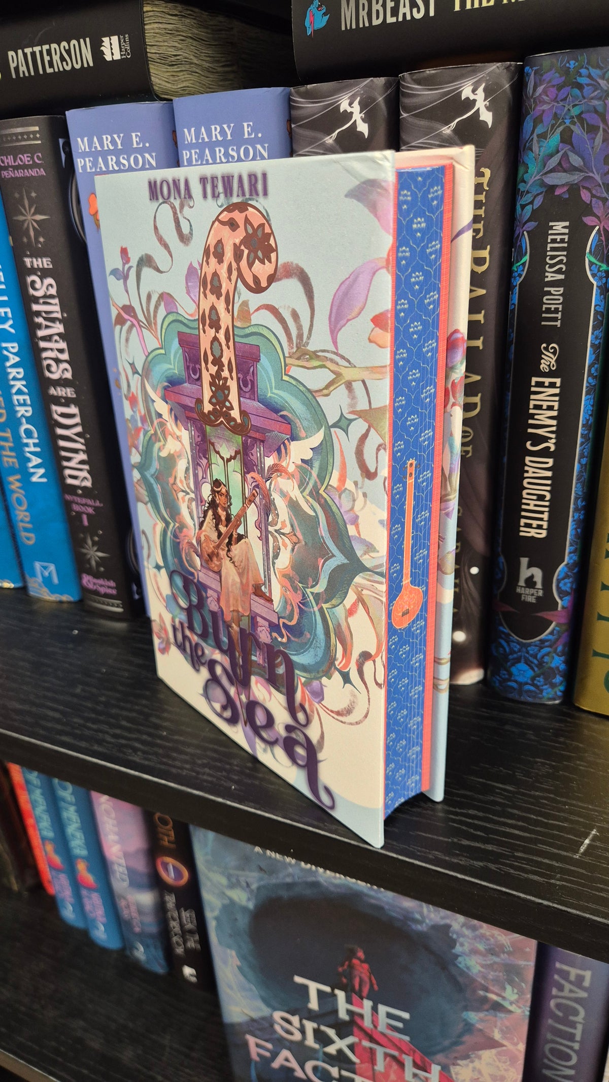 The Blood on the Sea – Mona Tewari | Burnesia Special Edition | Illustrated Edges & Signed Bookplate