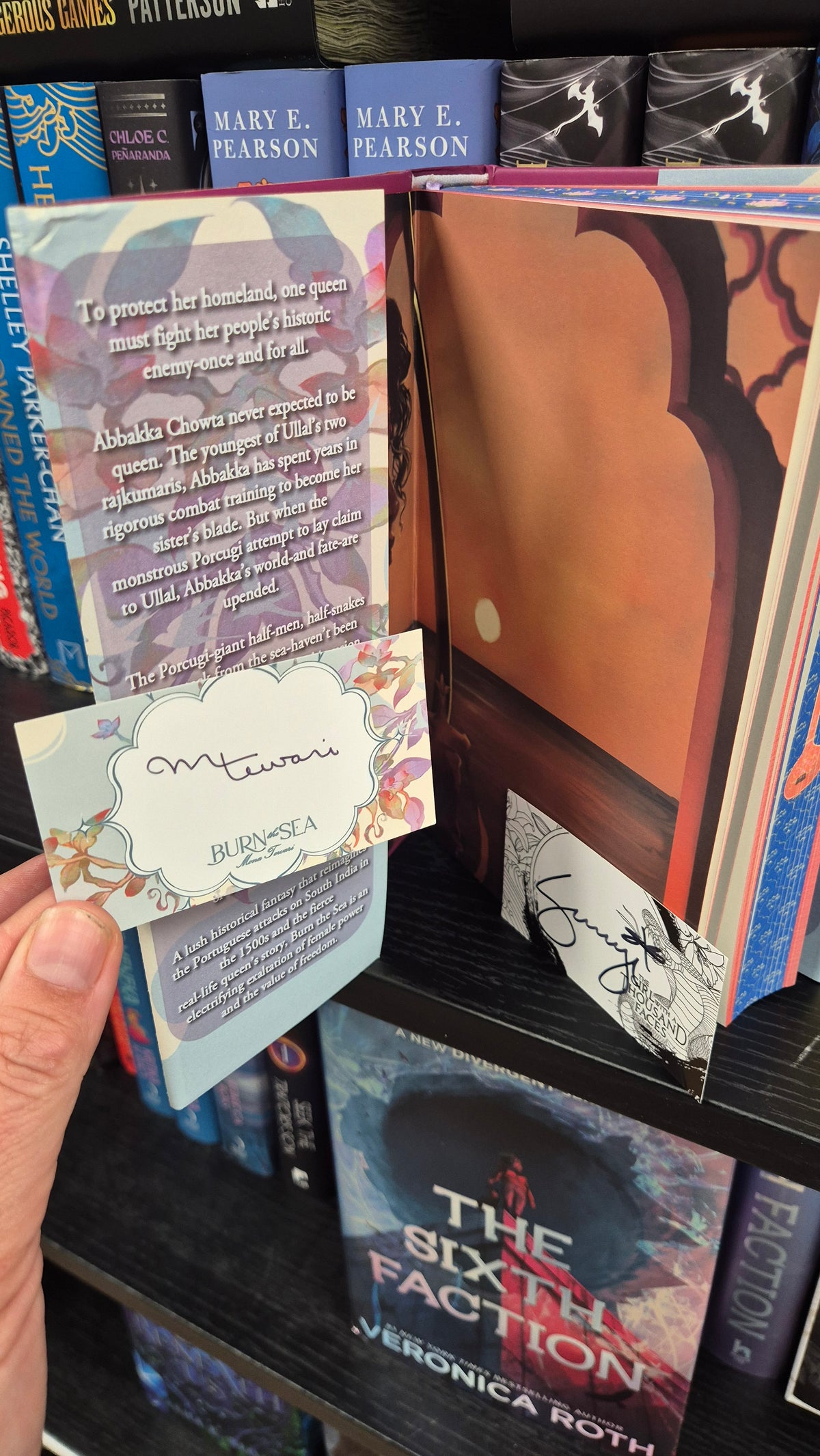 The Blood on the Sea – Mona Tewari | Burnesia Special Edition | Illustrated Edges & Signed Bookplate