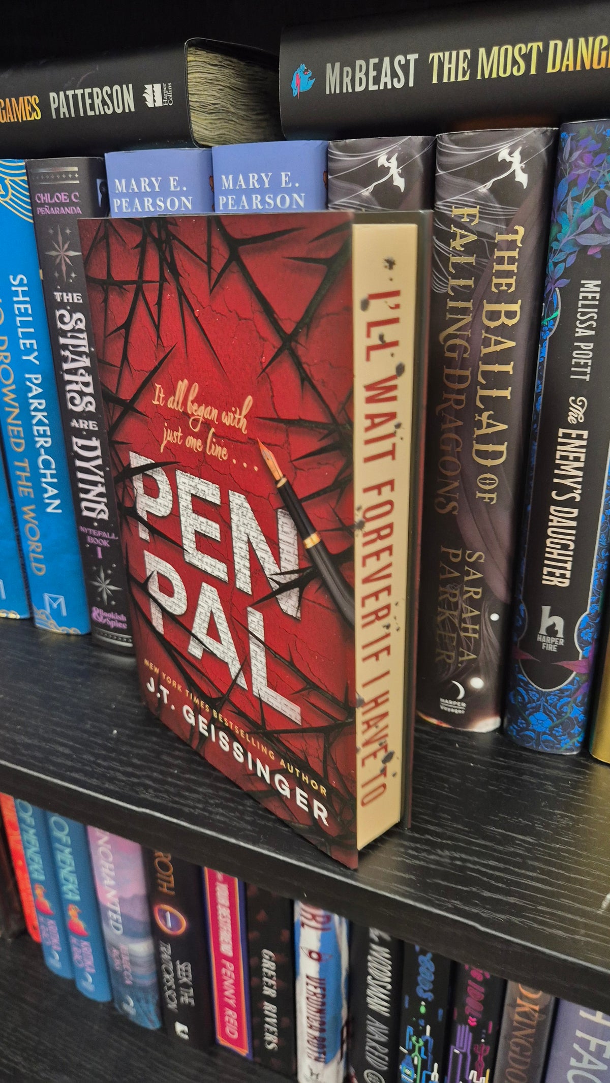 Pen Pal – J. T. Geissinger | Deluxe Limited Edition US Hardback | Stencilled Edges | Brand New