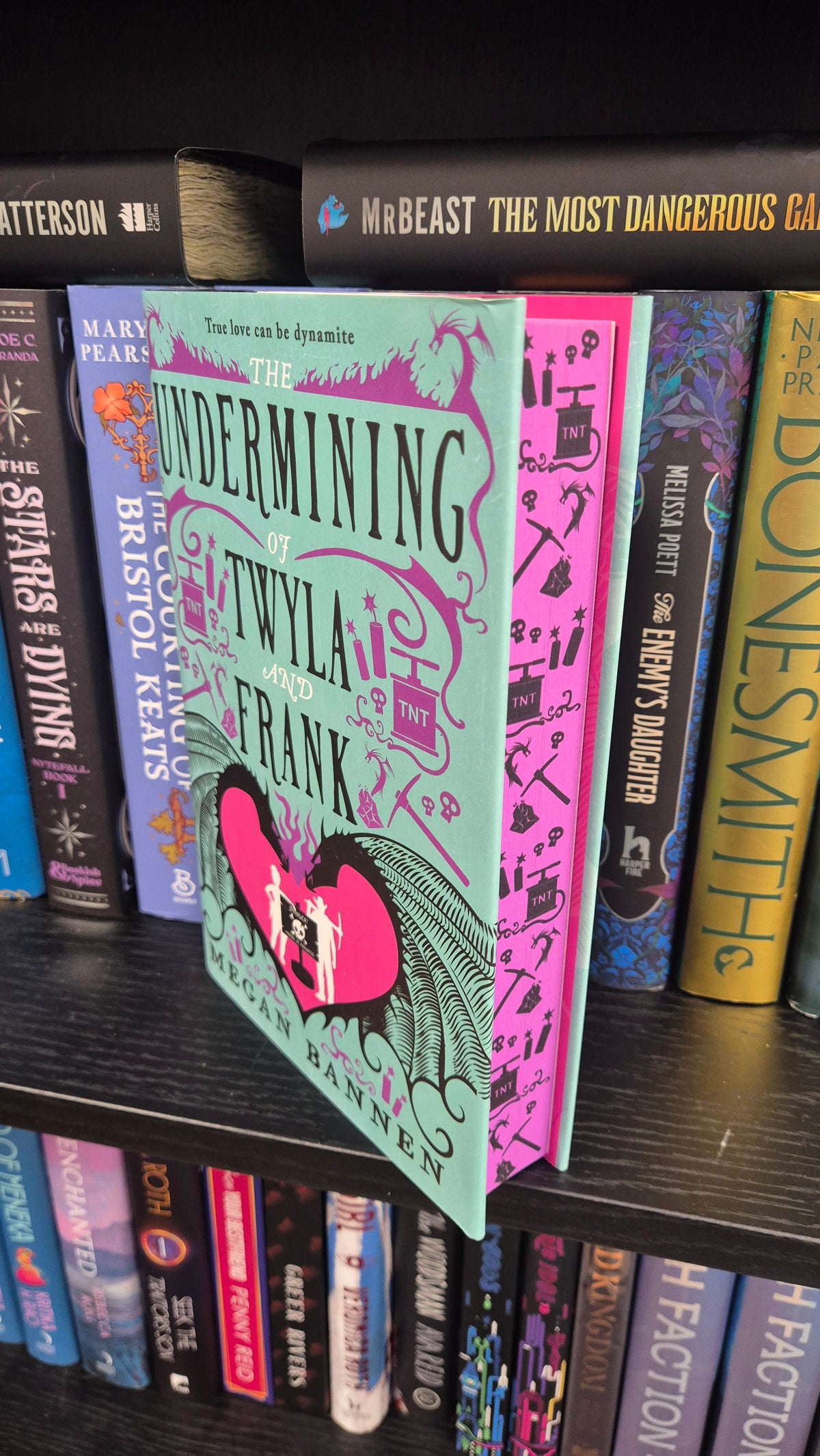 The Undermining of Twyla and Frank – Megan Bannen | SIGNED FairyLoot Exclusive Hardback | Illustrated Edges