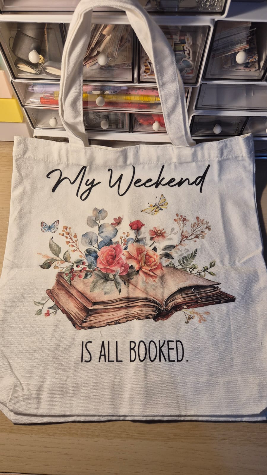 Bookish Tote Bag & Blind Date with a Book - My Weekend Is All Booked