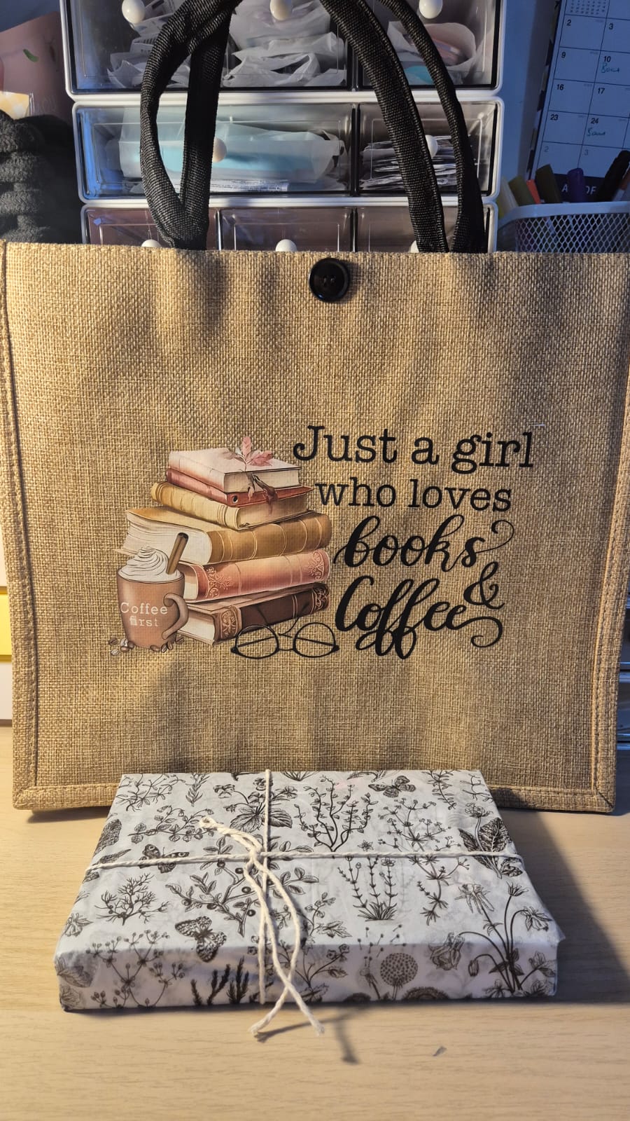 Bookish Tote Bag & Blind Date with a Book - Just A Girl Who Loves Books And Coffee