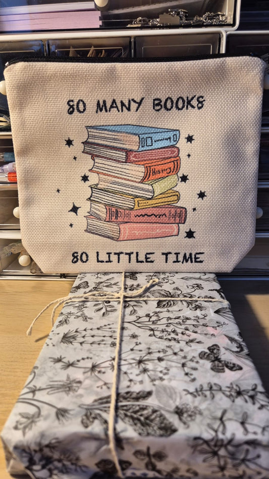 Bookish Pencil Pouch & Blind Date with a Book - So Many Books So Little Time