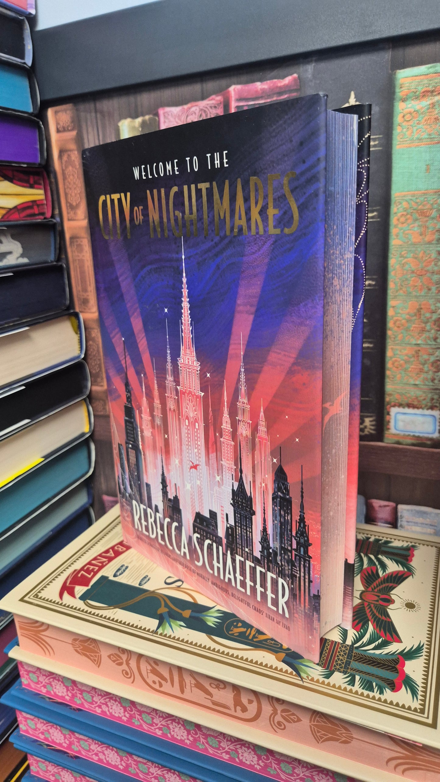 City of Nightmares by Rebecca Schaeffer Signed Fairyloot Edition