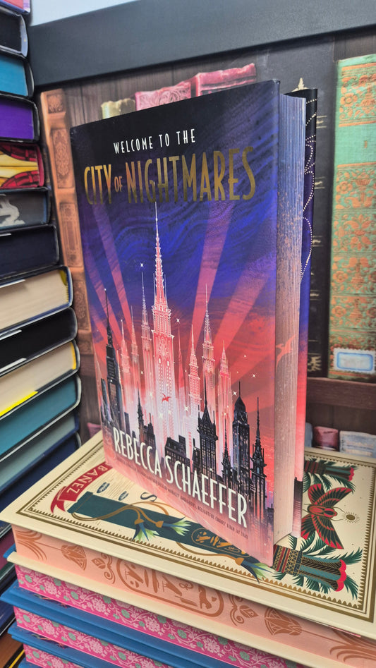 City of Nightmares by Rebecca Schaeffer Signed Fairyloot Edition