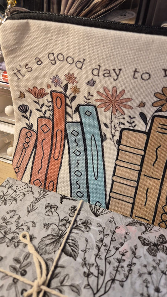 Bookish Pencil Pouch & Blind Date with a Book - It's A Good Day To Read A Book 2