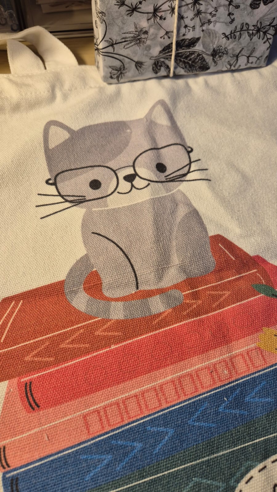 Bookish Tote Bag & Blind Date with a Book - Cat Themed Read More