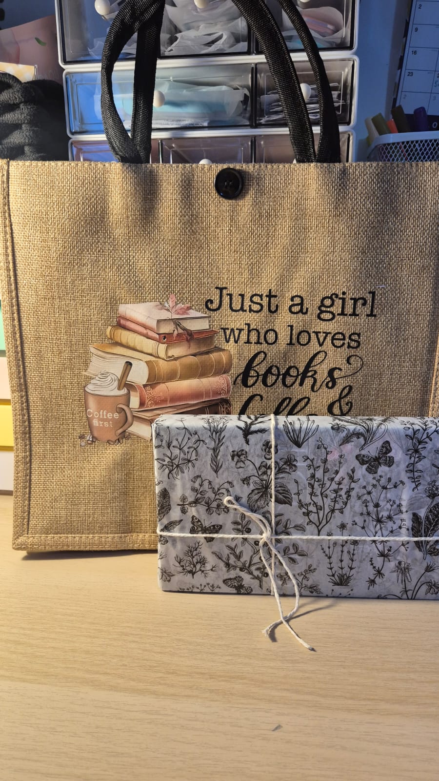 Bookish Tote Bag & Blind Date with a Book - Just A Girl Who Loves Books And Coffee