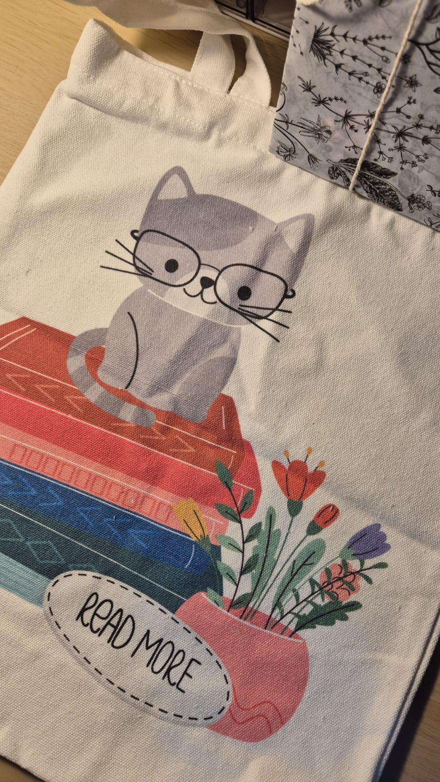 Bookish Tote Bag & Blind Date with a Book - Cat Themed Read More