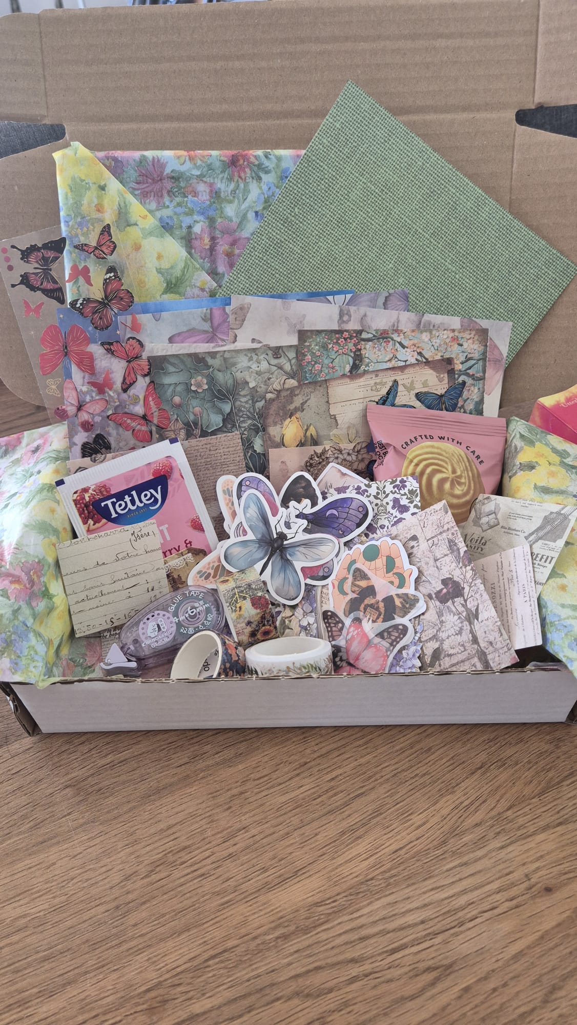 Butterfly Box Edition │ Blind Date With A Book │ Journalling Supplies Box