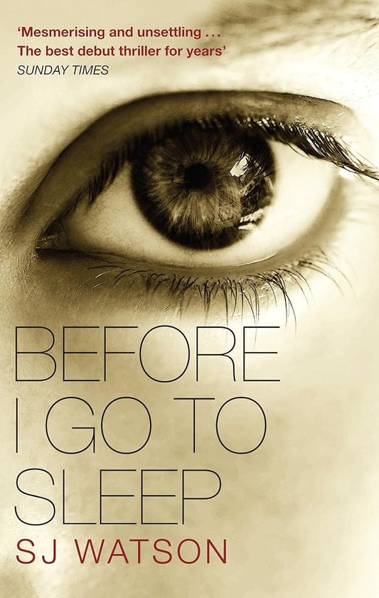 Before I Go to Sleep cover image