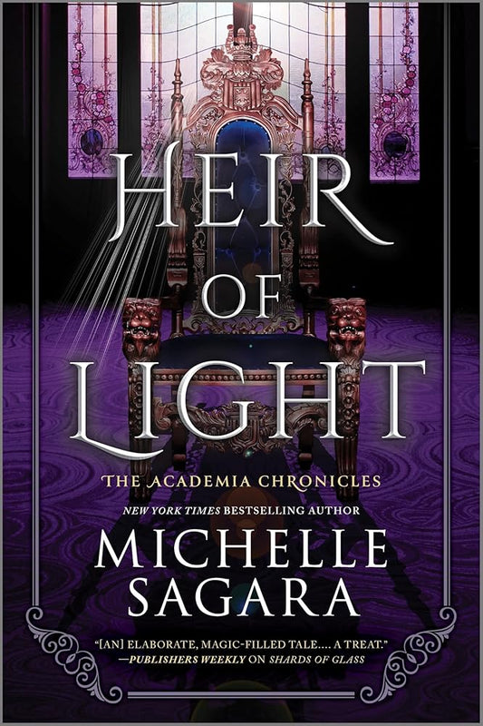 Heir of Light: A Cozy Fantasy Mystery of Inheritance and Betrayal, from the Bestselling Author of the Chronicles of Elantra Series (The Academia Chronicles, 2) cover image