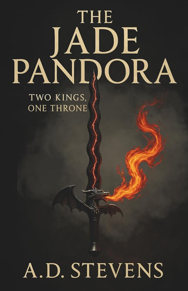 The Jade Pandora Two Kings, One Throne: high fantasy adventure | sword and sorcery fantasy | fantasy novels with strong female characters | reluctant ... POV | new author (The Jade Pandora Saga) cover image