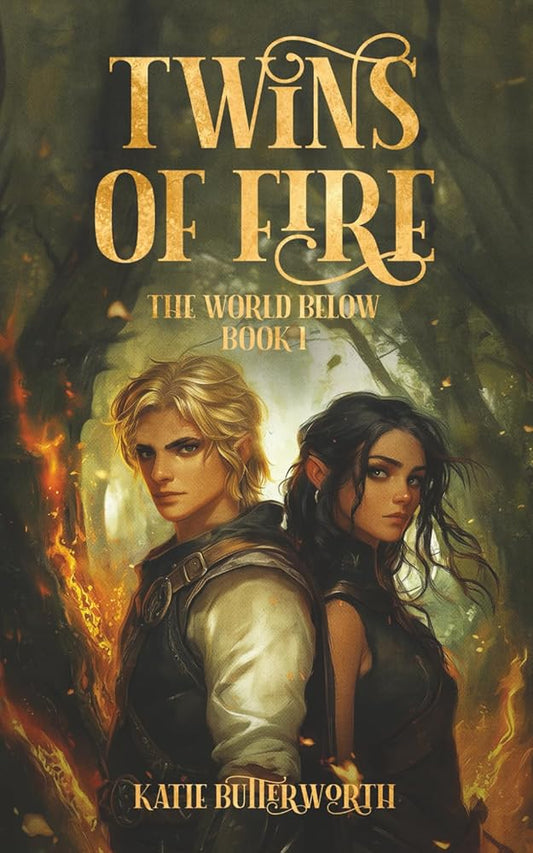 Twins of Fire: The World Below Book 1 (The World Below Series) cover image