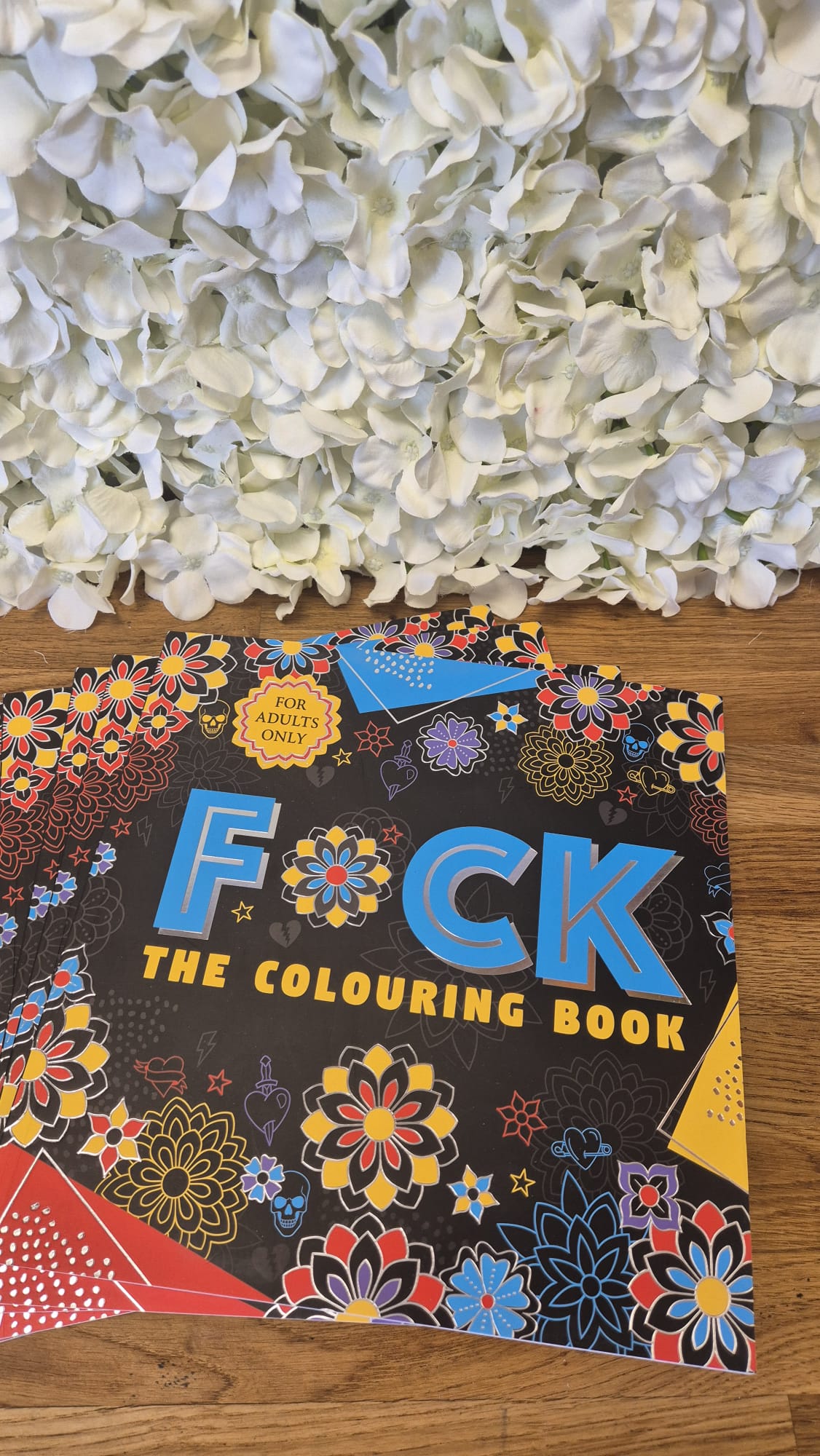 Adult Colouring Book + 4 Acrylic Markers Cozy Colouring Bookish Books
