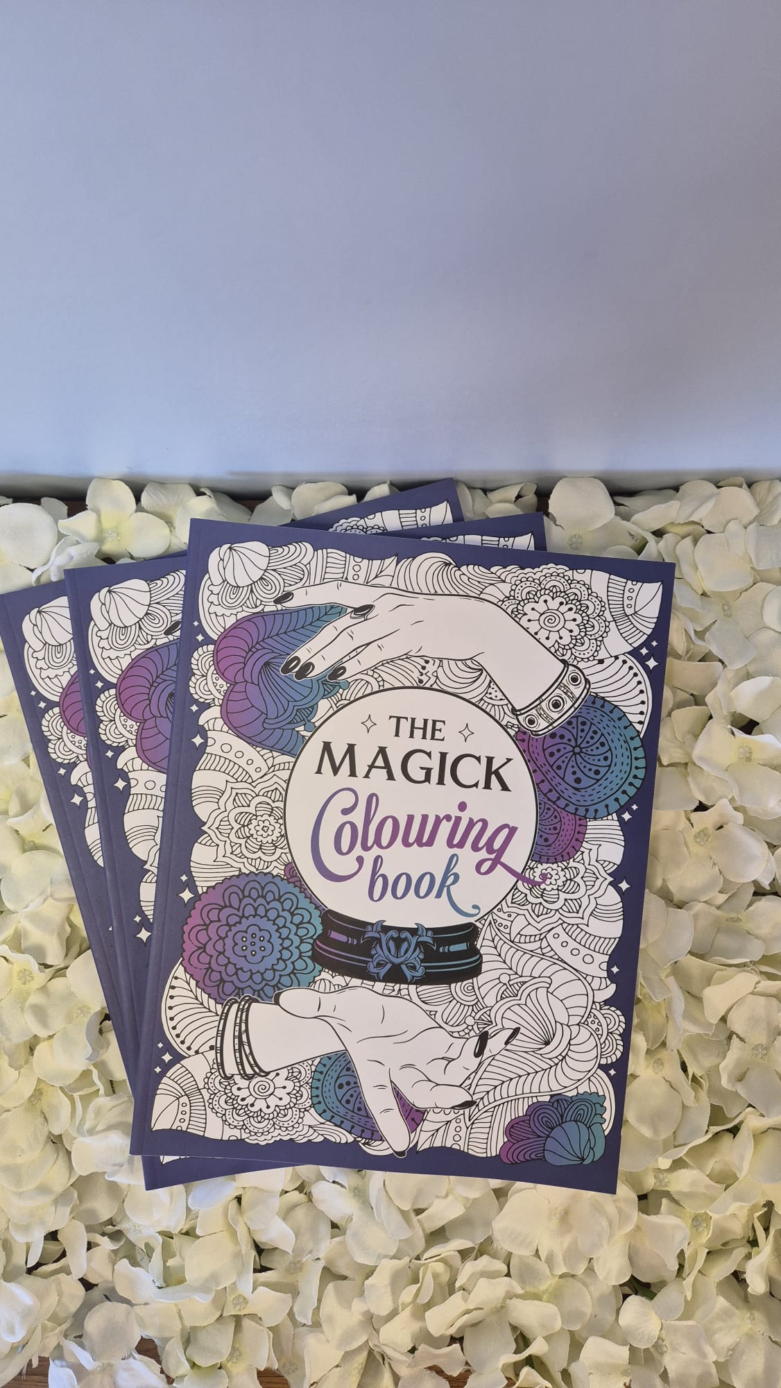 Magick Colouring Book + 4 Acrylic Markers Cozy Colouring Bookish Books