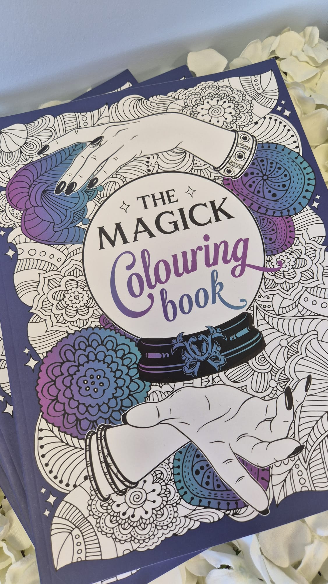 Magick Colouring Book + 4 Acrylic Markers Cozy Colouring Bookish Books