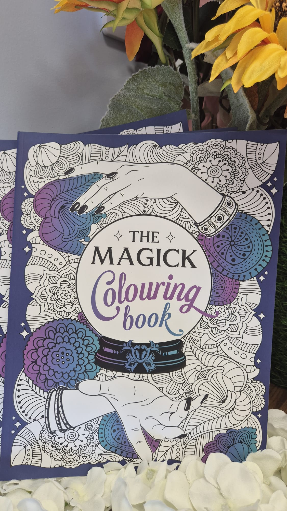 Magick Colouring Book + 4 Acrylic Markers Cozy Colouring Bookish Books