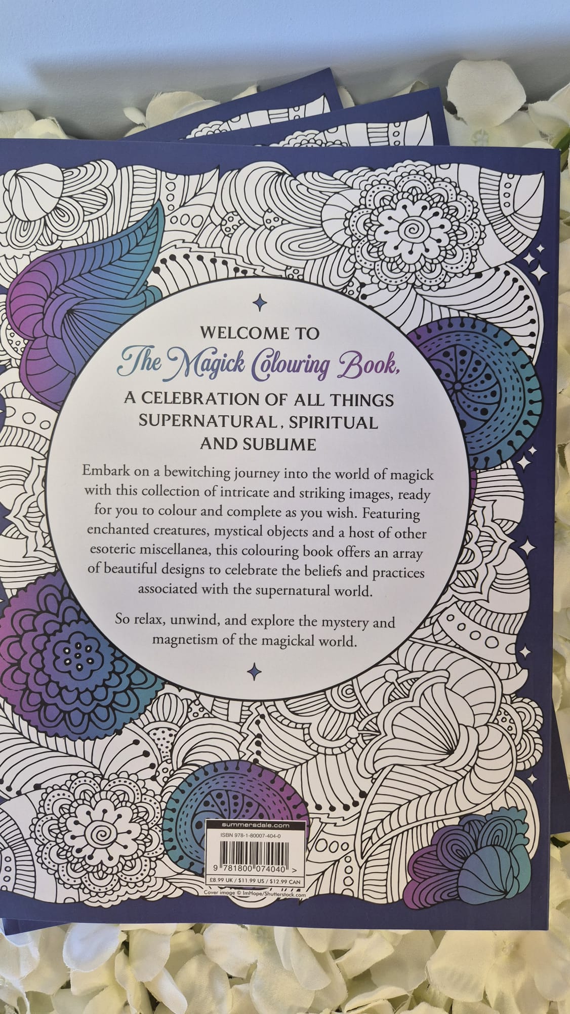 Magick Colouring Book + 4 Acrylic Markers Cozy Colouring Bookish Books