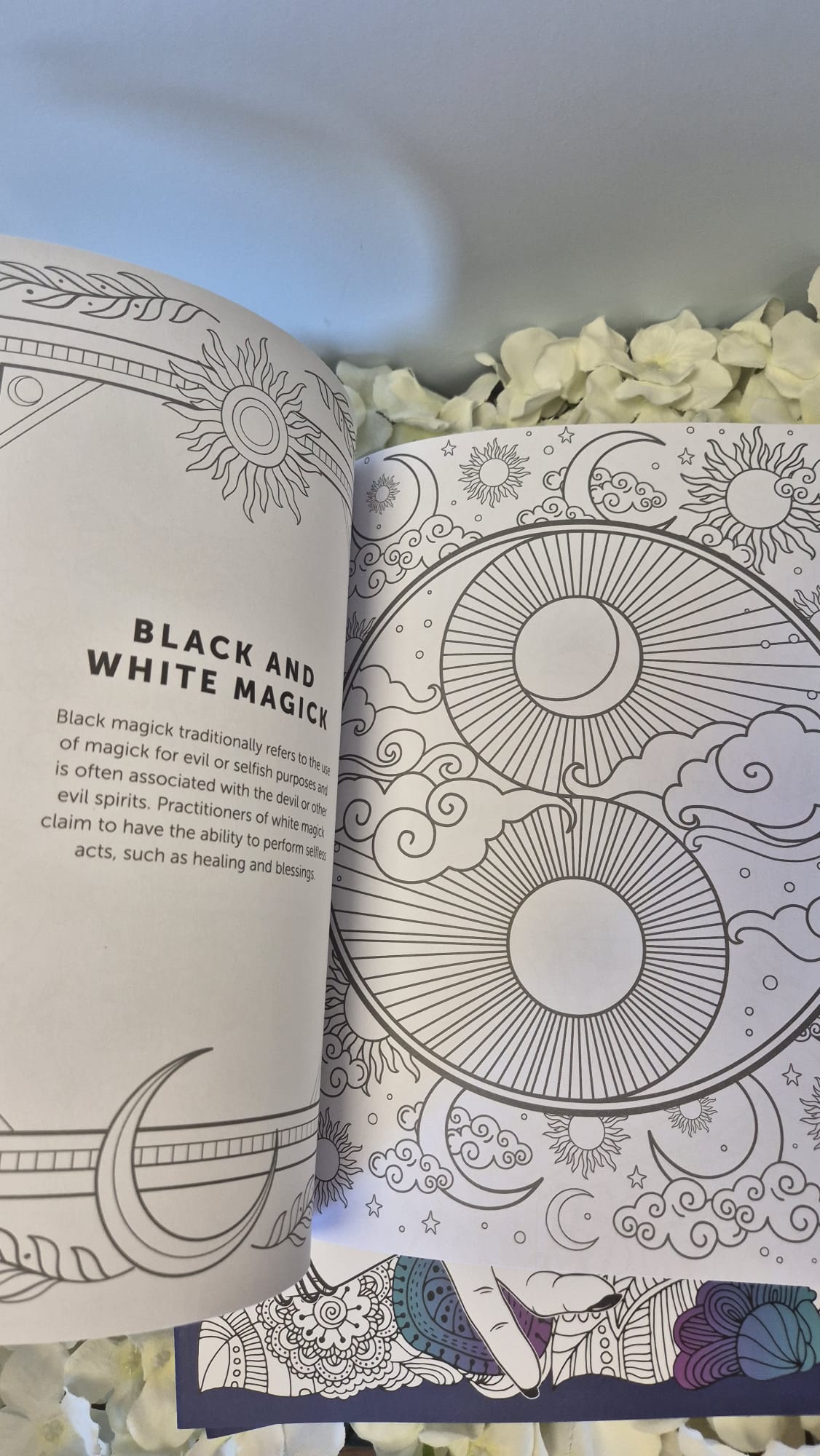 Magick Colouring Book + 4 Acrylic Markers Cozy Colouring Bookish Books