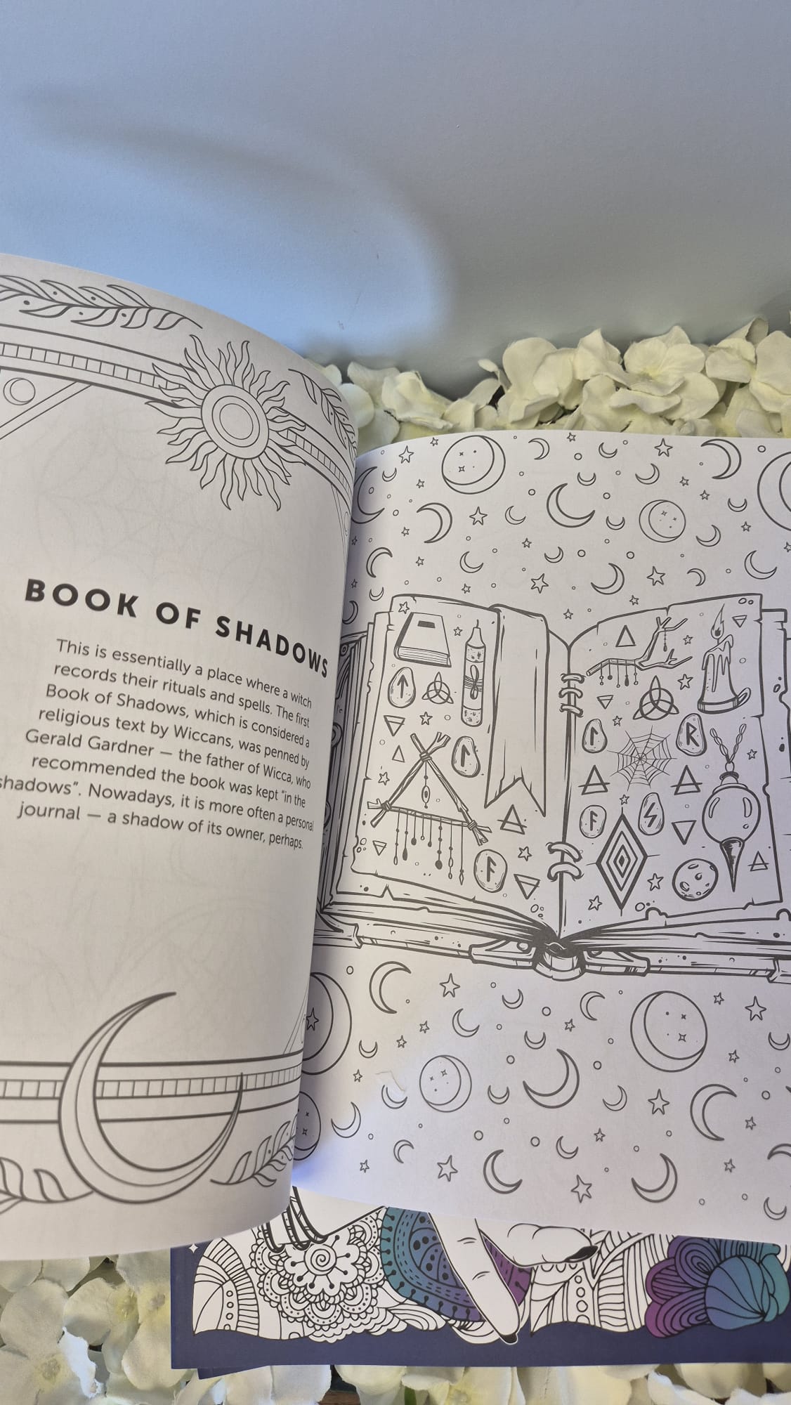 Magick Colouring Book + 4 Acrylic Markers Cozy Colouring Bookish Books