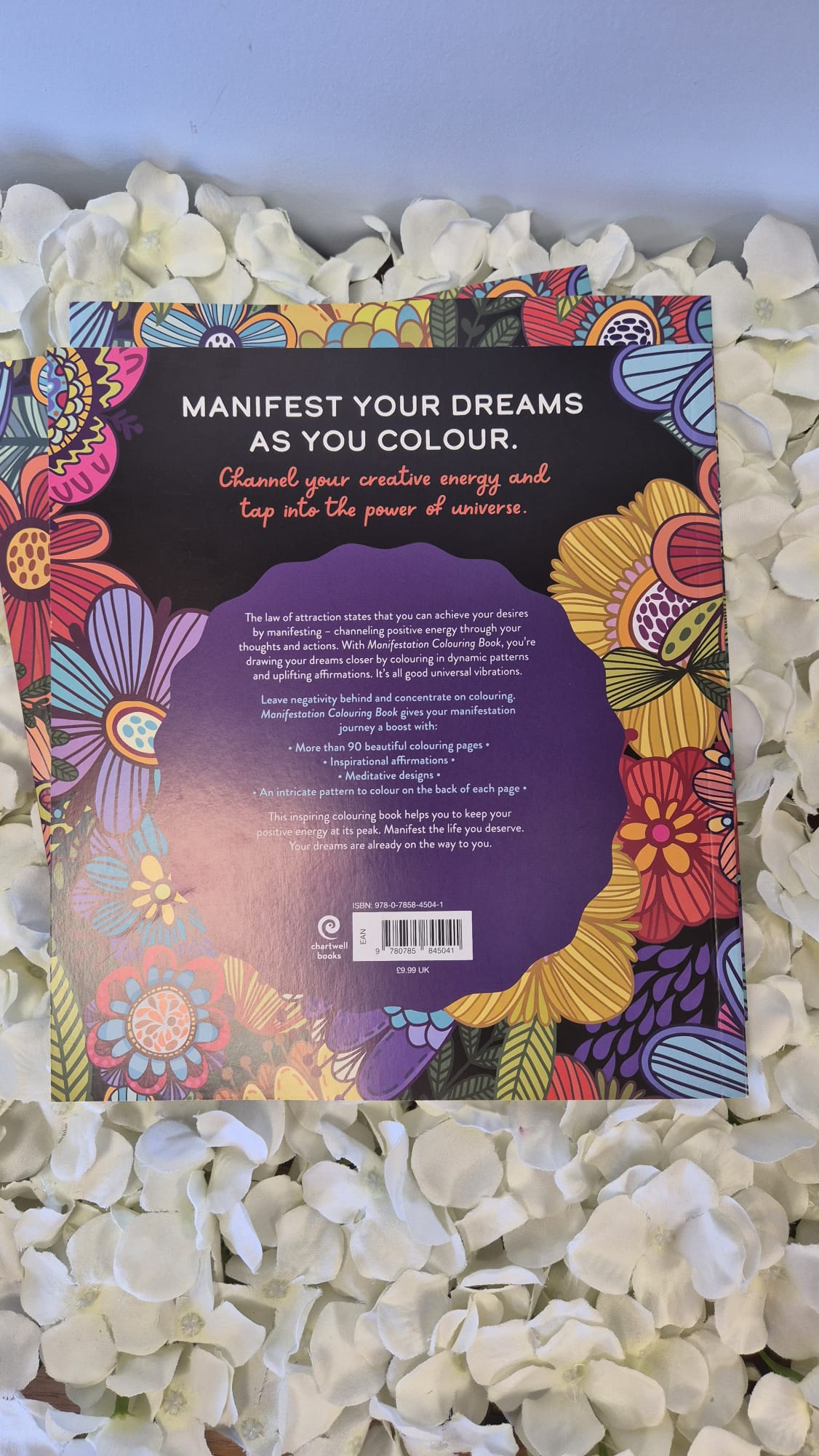 Manifestation Colouring Book + 4 Acrylic Markers Cozy Colouring Bookish Books