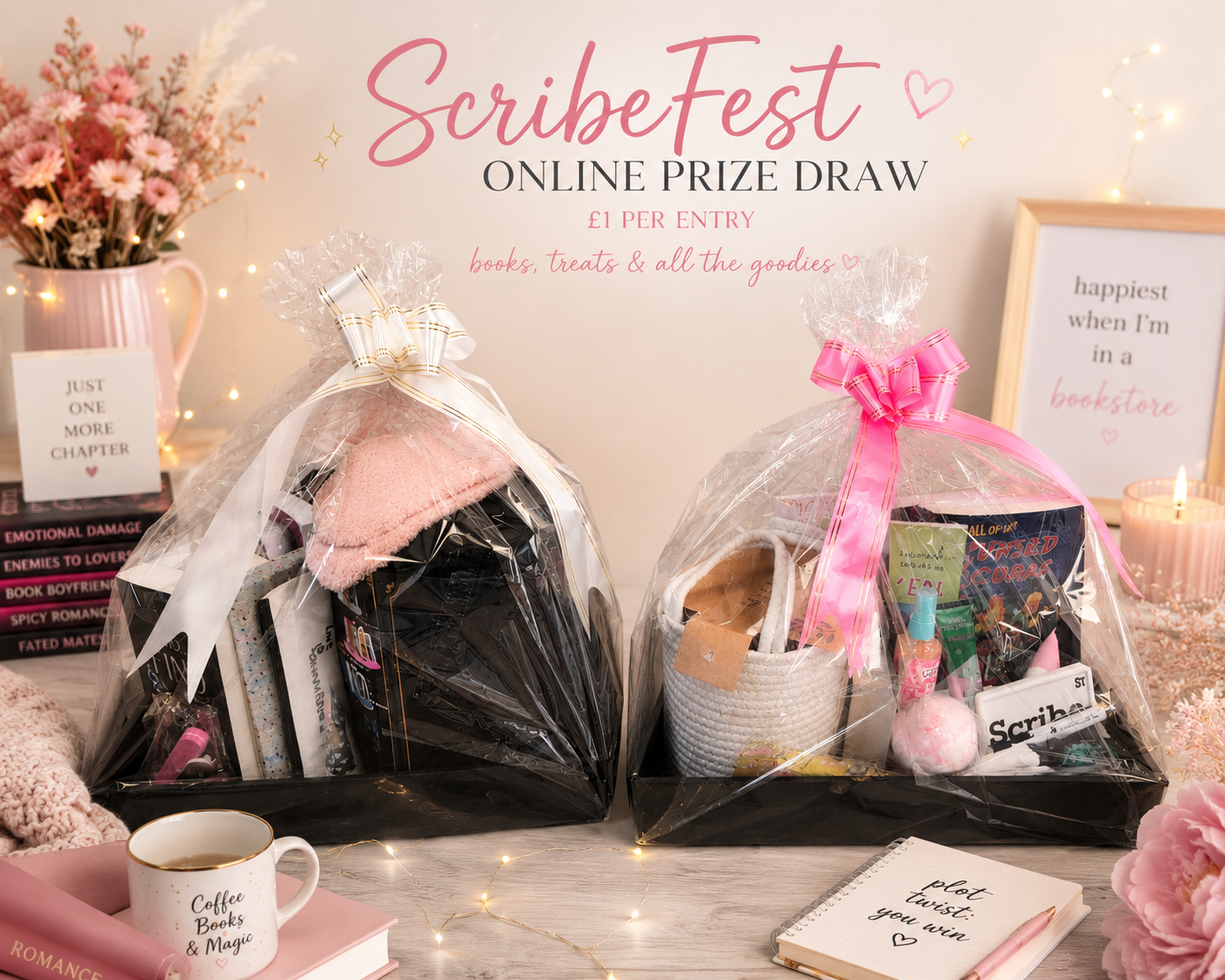 ScribeFest Online Prize Draw Entry - Win A Indie Author Bookish Hamper