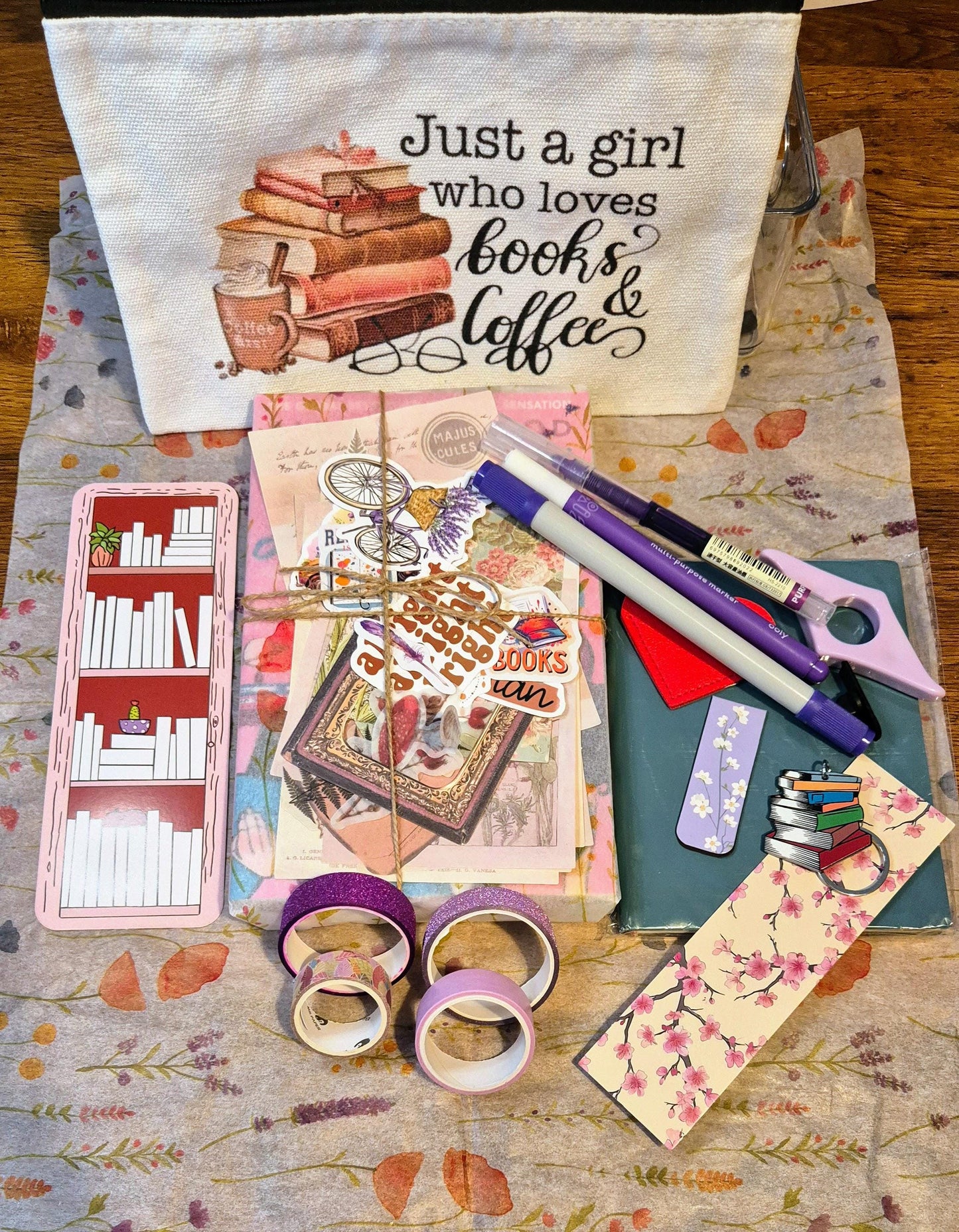 Blind Date with a Book │ Bumper Mystery Book and Journaling Supplies │ Gift Box