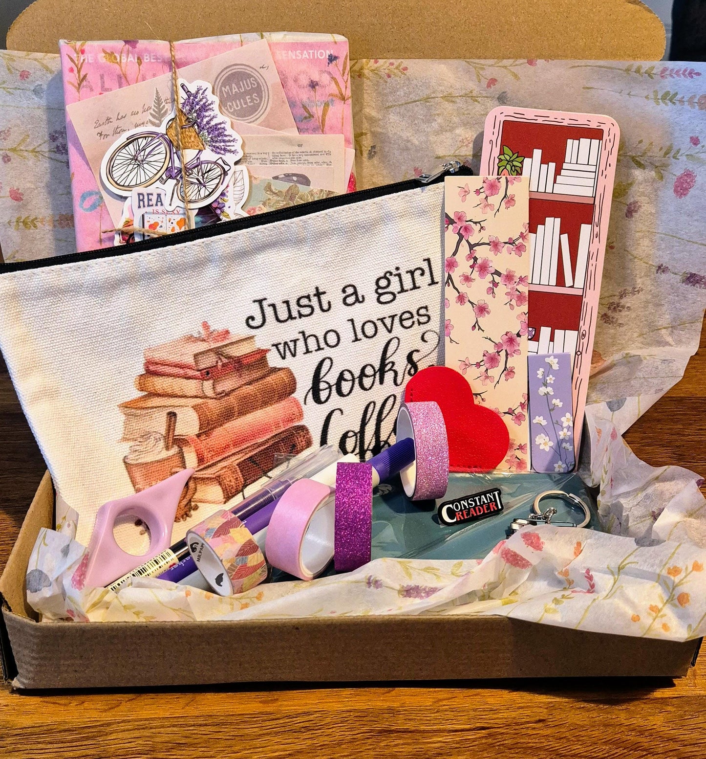 Blind Date with a Book │ Bumper Mystery Book and Journaling Supplies │ Gift Box