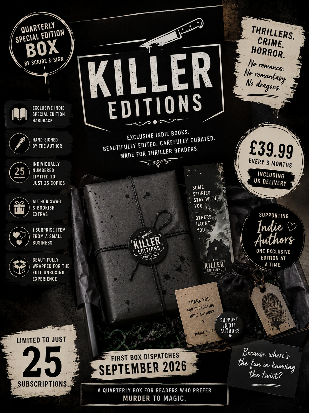 Killer Editions — Quarterly Special Edition Box