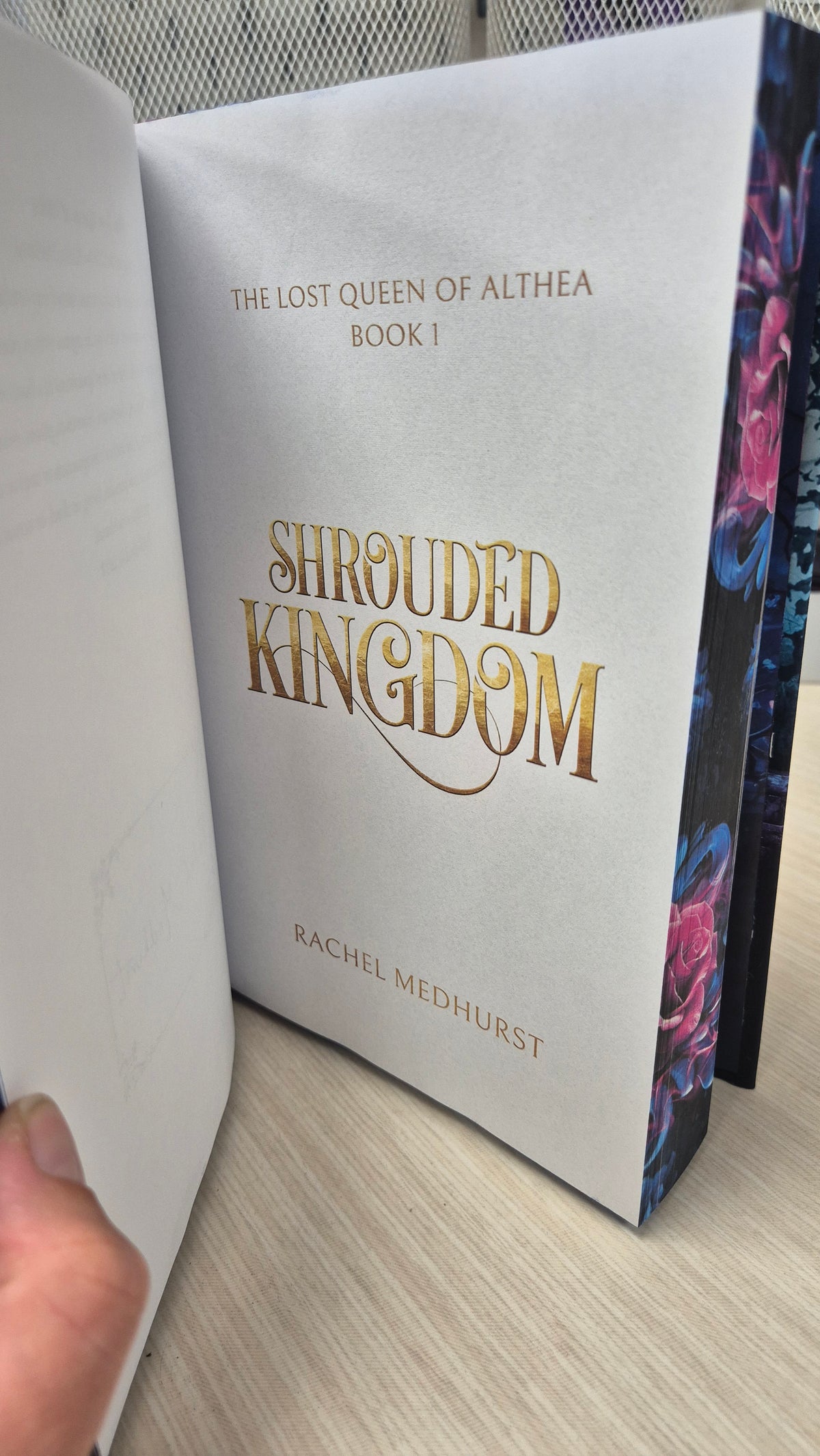 SIGNED The Lost Queen of Althea by Rachel Medhurst | Kickstarter Exclusive Special Edition Omnibus | Sprayed Edges