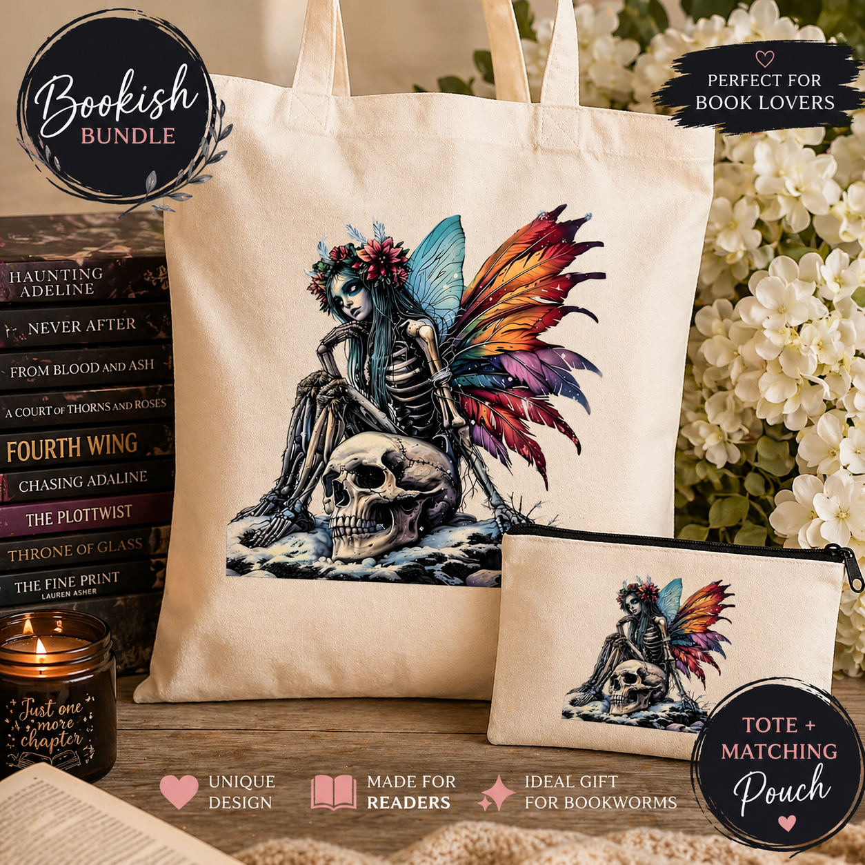 Gothic Fairy Book Bag Combo